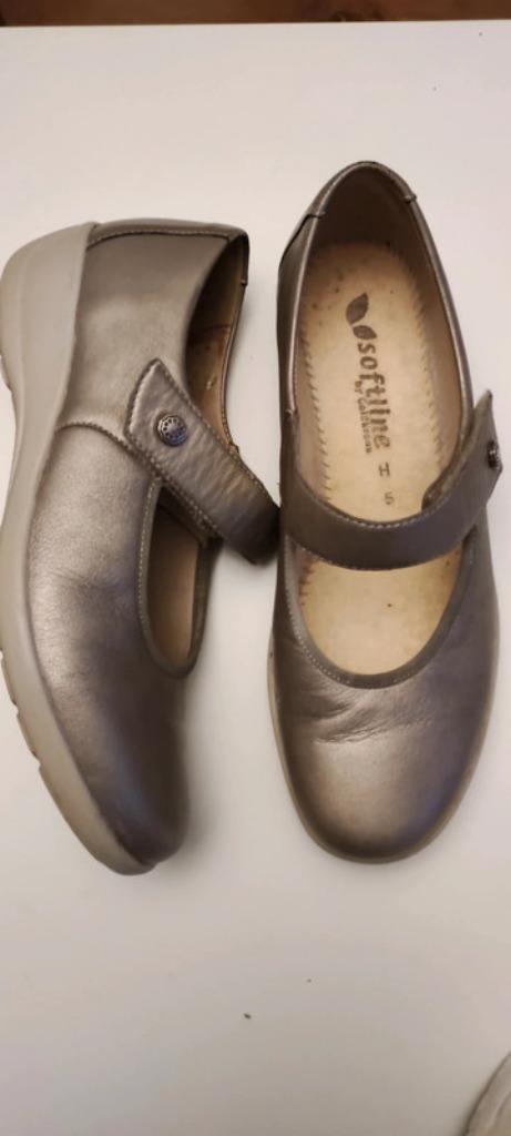 Goldkrone orthopedische lederen schoenen 5 H / maat 38, Schoenen met lage hakken, Beige, Ophalen of Verzenden, Zo goed als nieuw