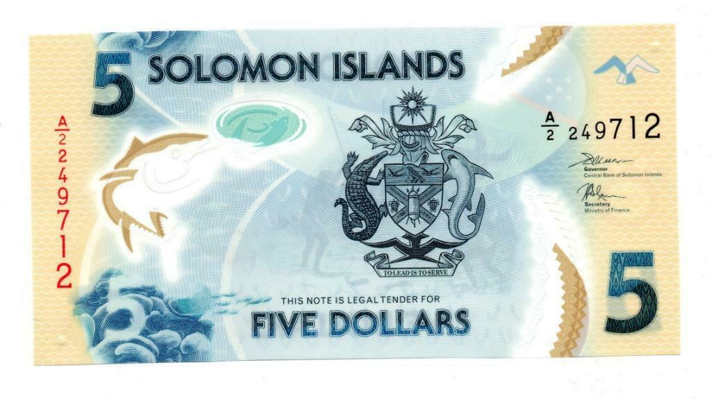 5 DOLLARS 2019     SOLOMON ISLANDS    UNC    P32    € 2, Timbres & Monnaies, Billets de banque | Océanie, Enlèvement ou Envoi