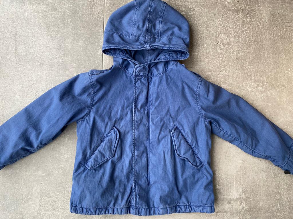 Burberry - Blauwe jas jongen. 3 jaar. Prima staat, Kinderen en Baby's, Ophalen of Verzenden, Zo goed als nieuw, Jongen, Burberry