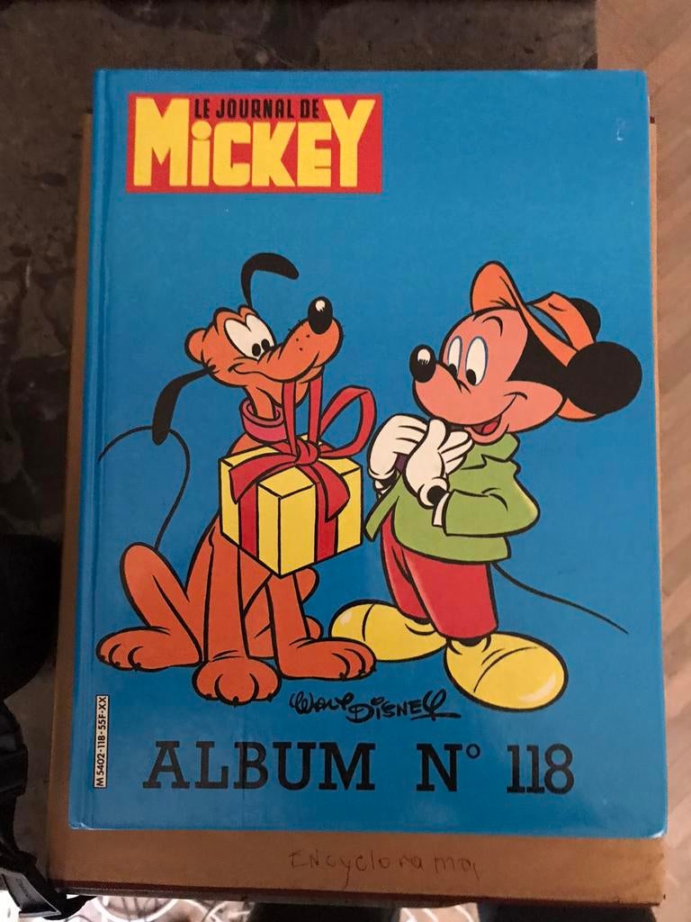 Album 118 du journal de Mickey, Enlèvement ou Envoi, Utilisé