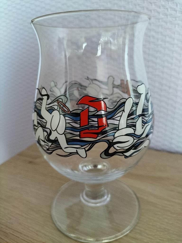 Duvelglas F. Sticks, Ophalen of Verzenden, Zo goed als nieuw, Glas of Glazen, Duvel