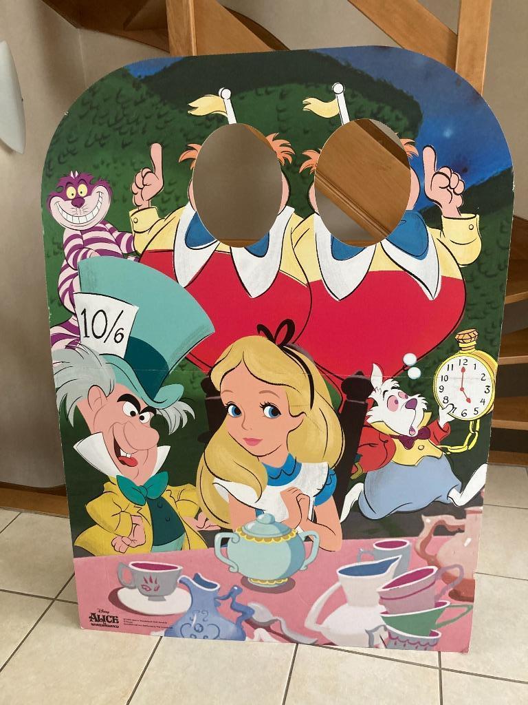 décor "passe-tête" pour enfant -Alice au pays des merveilles, Ophalen, Gebruikt, Overige typen