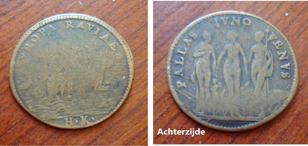 Rekenpenning Pallas-Luna-Venus van Hans Krauwinckel, Verzenden, Brons