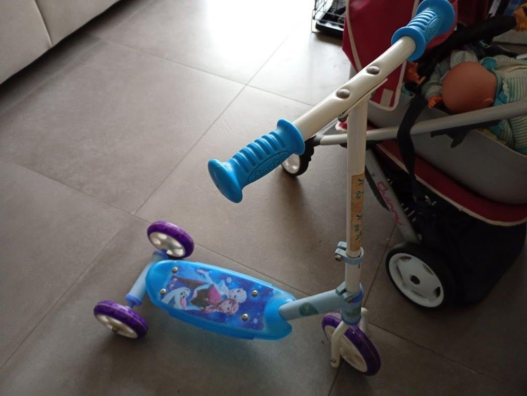 kinderstep Frozen, Ophalen, Zo goed als nieuw, Gewone step, Smoby