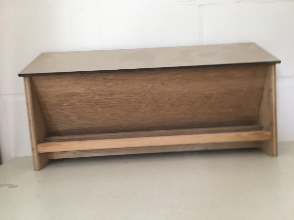 Voederbak - vogel - hout, Ophalen, Gebruikt, Eten en Drinken