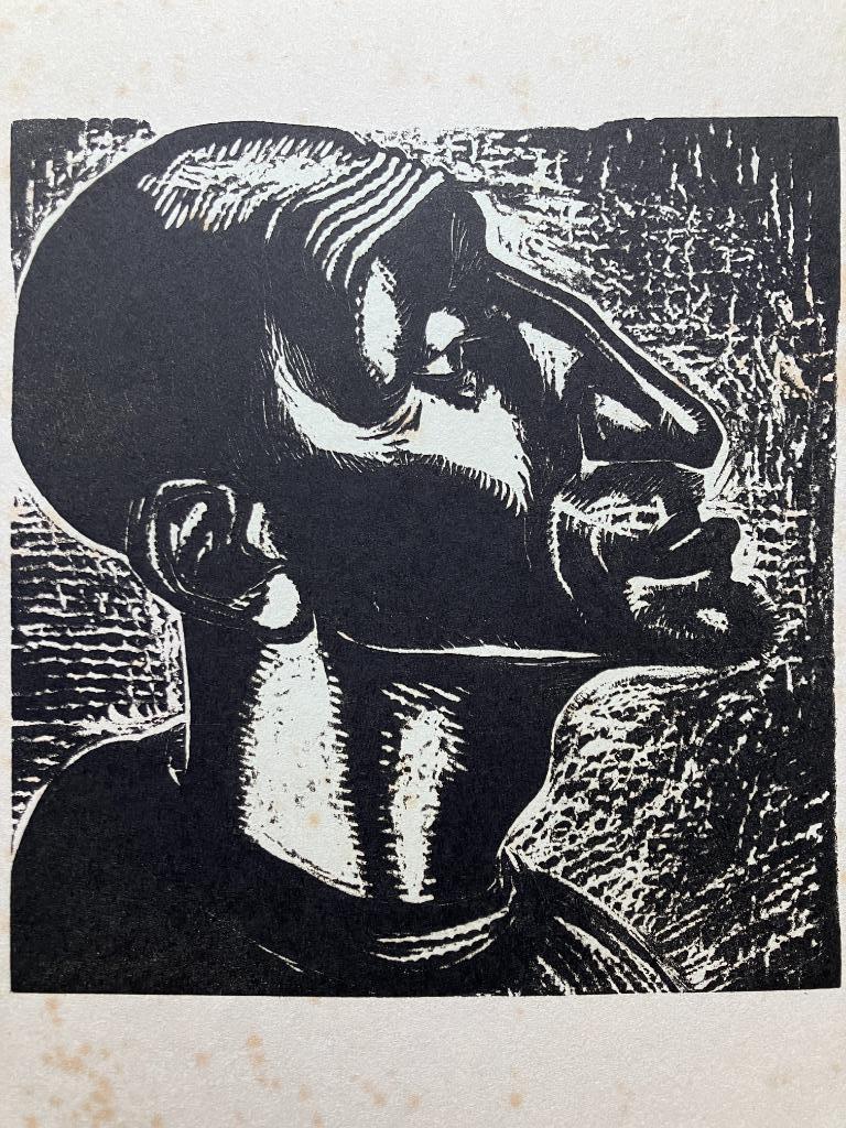 houtsnede Jan Frans Cantré (1886-1931), Ophalen of Verzenden