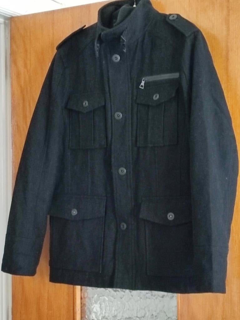Jas maat 40-42, Kleding | Heren, Jassen | Winter, Ophalen of Verzenden, Gedragen, Zwart, Angelo Litrico