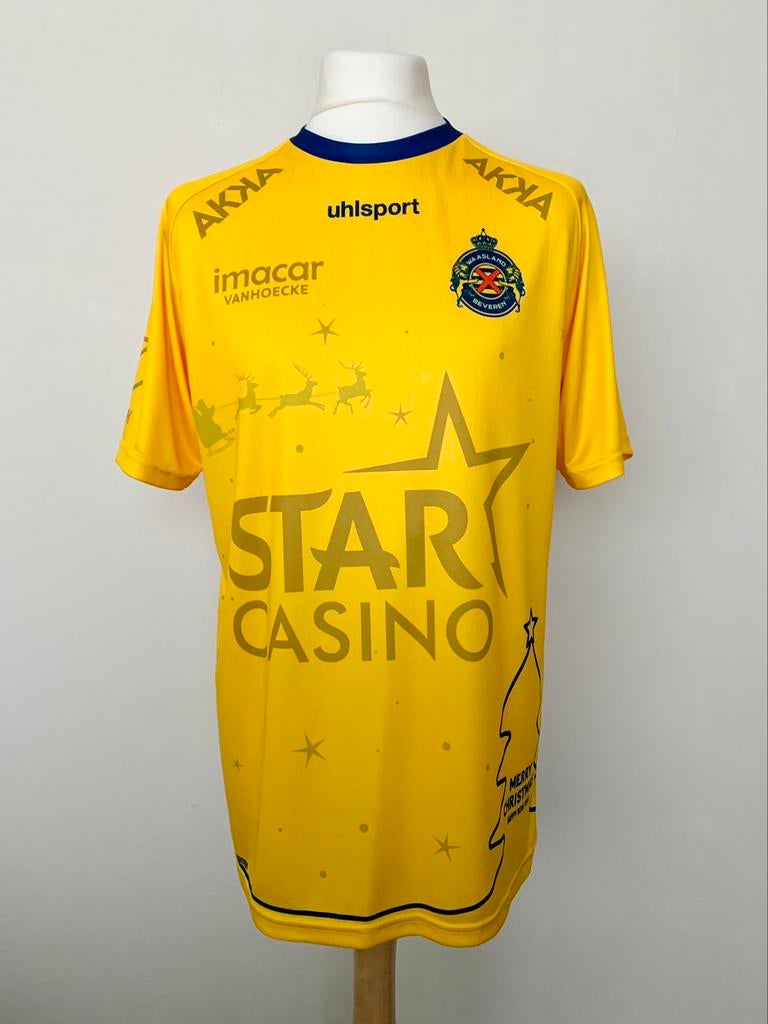 Waasland-Beveren 2019-2020 Christmas Limited Dhauholou issue, Maat L, Zo goed als nieuw, Shirt
