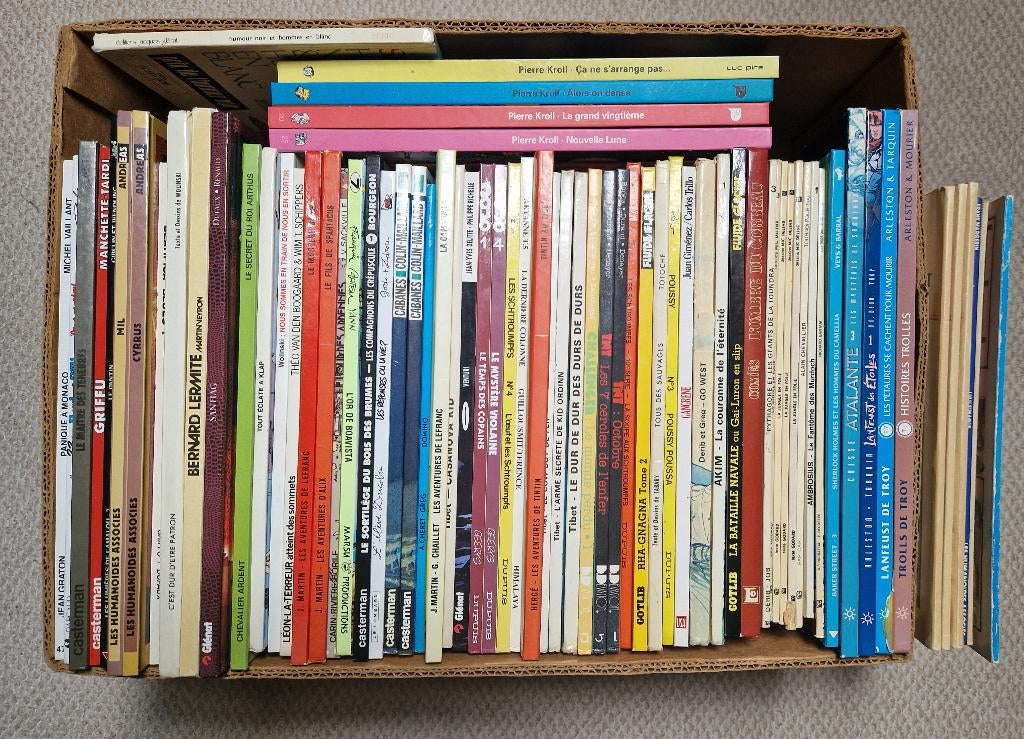 Lot 100 BD's modernes et vintages dont éditions originales, Plusieurs BD, Enlèvement, Utilisé, Divers auteurs