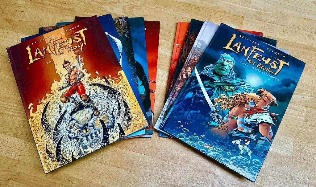 BD LANFEUST séries "De Troy" et "Des Étoiles", Plusieurs BD, Arleston - Tarquin, Comme neuf, Enlèvement
