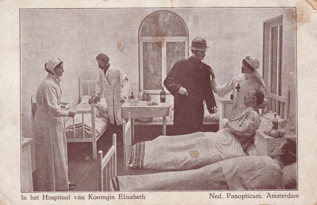 in het hospitaal van Koningin Elisabeth, Verzamelen, Verzenden, Ongelopen, Noord-Holland