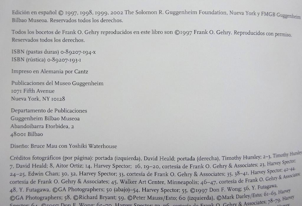 Frank O. Gehry, Guggenheim Museum Bilbao, El Museo, 2002, Enlèvement ou Envoi, Comme neuf, Autres sujets/thèmes