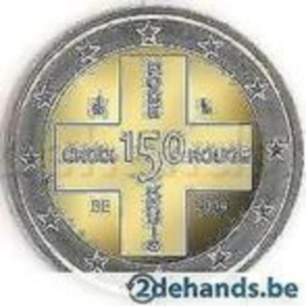 2 euro munt 150j Rode Kruis, Postzegels en Munten, Munten | Europa | Euromunten, Ophalen of Verzenden, België, 2 euro, Losse munt