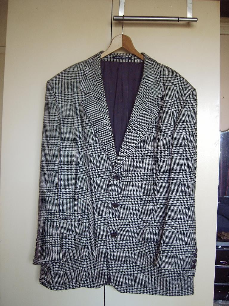 Klassieke wollen herenvest maat L, Kleding | Heren, Kostuums en vesten, Ophalen, Zwart, Zo goed als nieuw, Andere