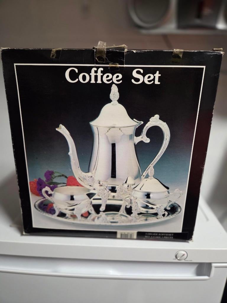 Verzilverd koffieset, Ophalen of Verzenden, Nieuw