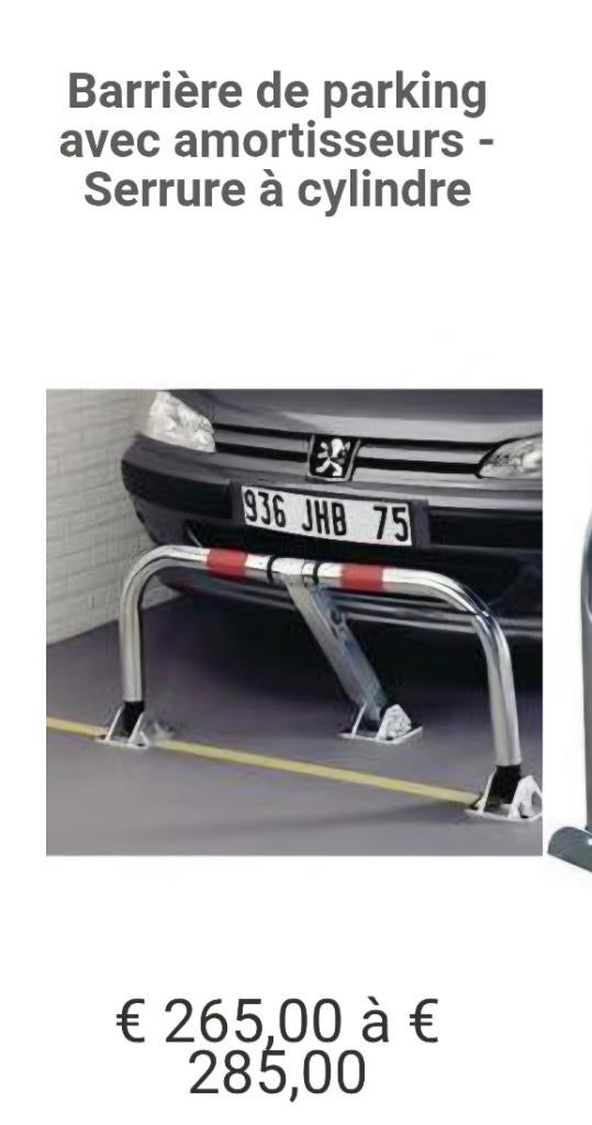 Barrière de parking, Province de Hainaut