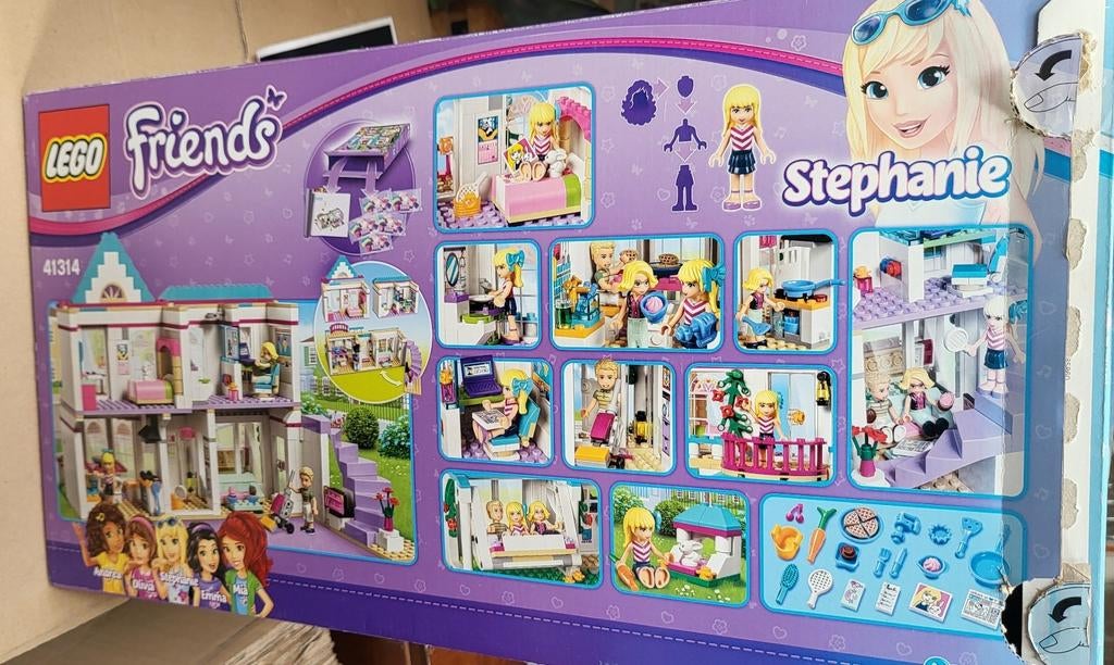 Lego Friends 41314 Stephanie's house, Kinderen en Baby's, Speelgoed | Duplo en Lego, Zo goed als nieuw, Lego, Compleet, Friends