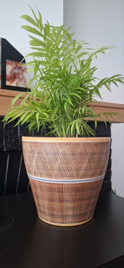 Cache-pot vintage Ü-Keramik, Ophalen of Verzenden, Gebruikt, Rond, Aardewerk