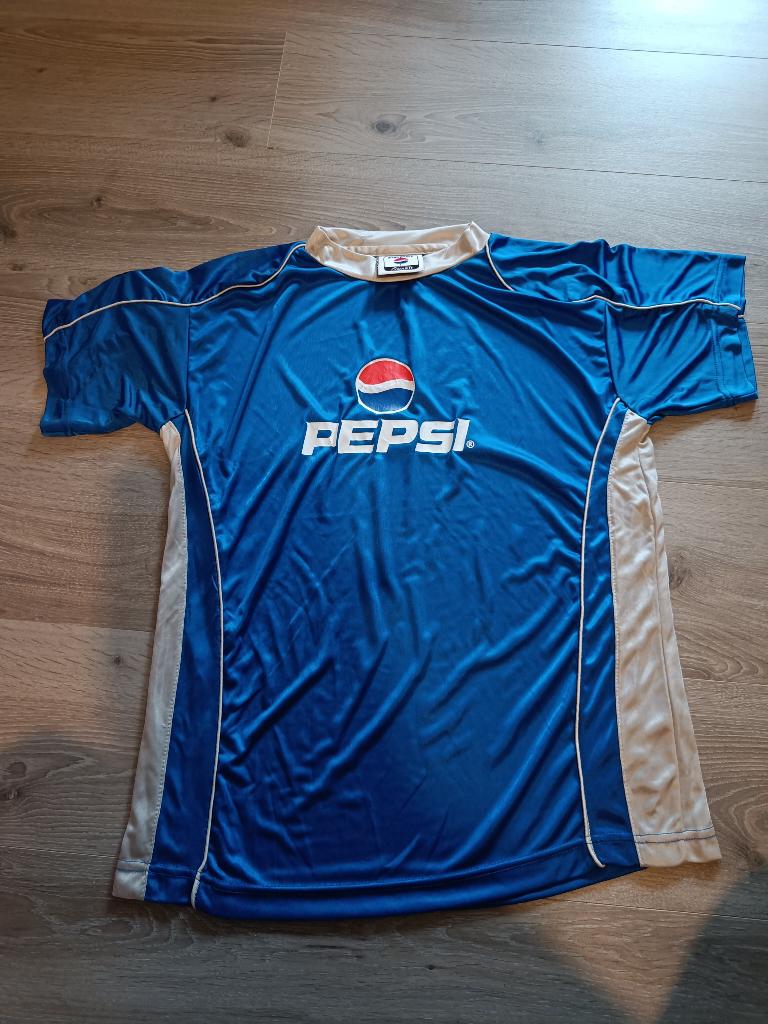 Retro voetbalshirt Pepsi, Pepsi, Maat 52/54 (L), Blauw, Ophalen of Verzenden