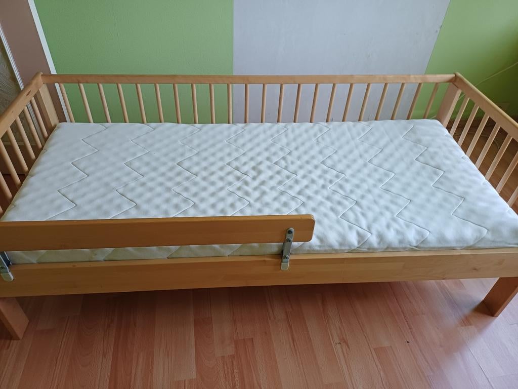 2  kinderbedjes 70x160, Ophalen, Lattenbodem