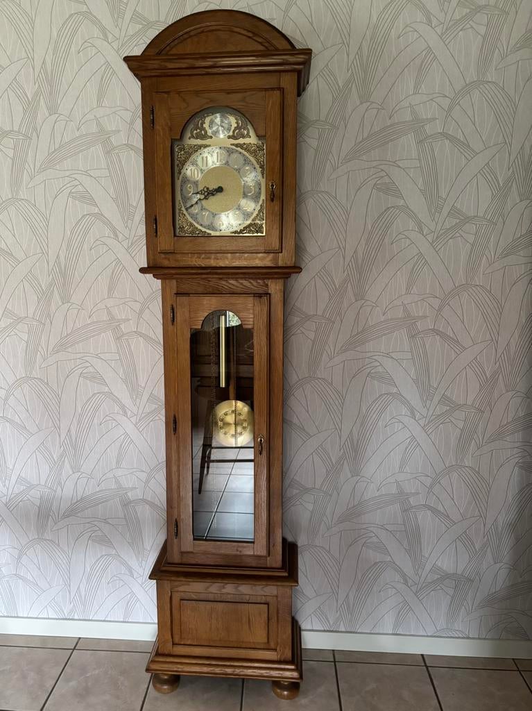 Eiken staande klok, Enlèvement, Utilisé, Analogique, Horloge sur pied