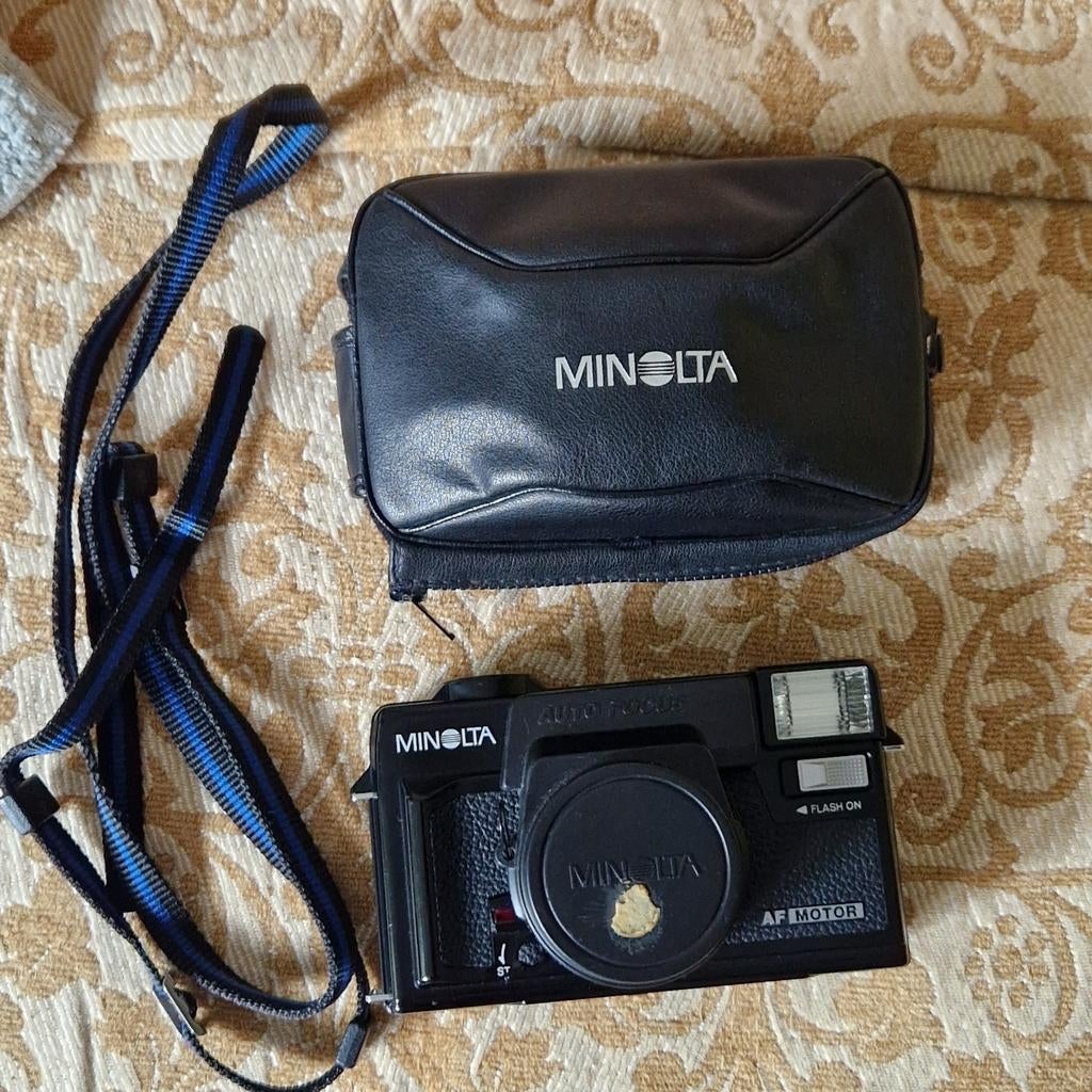 Minolta Hi Matic AF2 M - werkt niet, voor onderdelen, Audio, Tv en Foto, Fotocamera's Analoog, Ophalen, Niet werkend, Compact