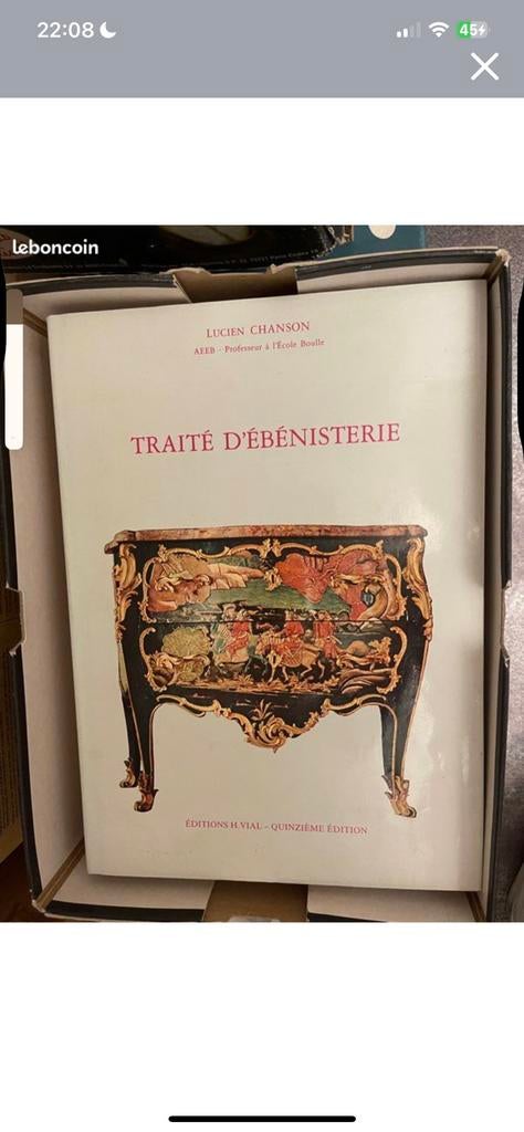 Traite d ebenisterie, Enlèvement ou Envoi, Utilisé, Autres sujets/thèmes, Lucien Chanson