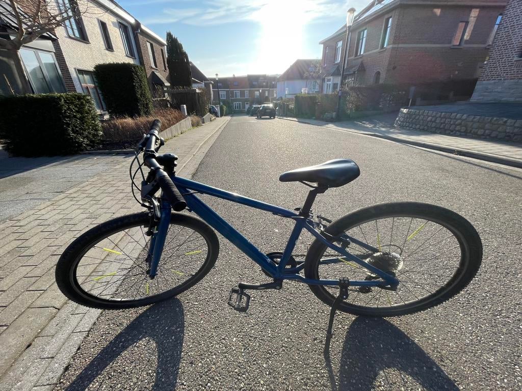 Blauwe fiets 24inch goede staat, Fietsen en Brommers, Ophalen, Gebruikt, 24 inch, Versnellingen