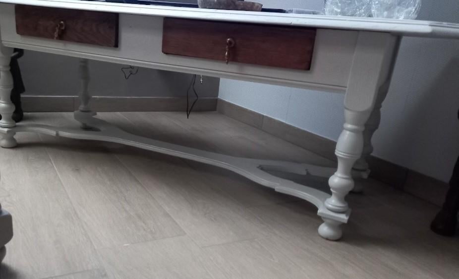 Salontafel massief eik Afhalen Lanaken, Ophalen, Gebruikt