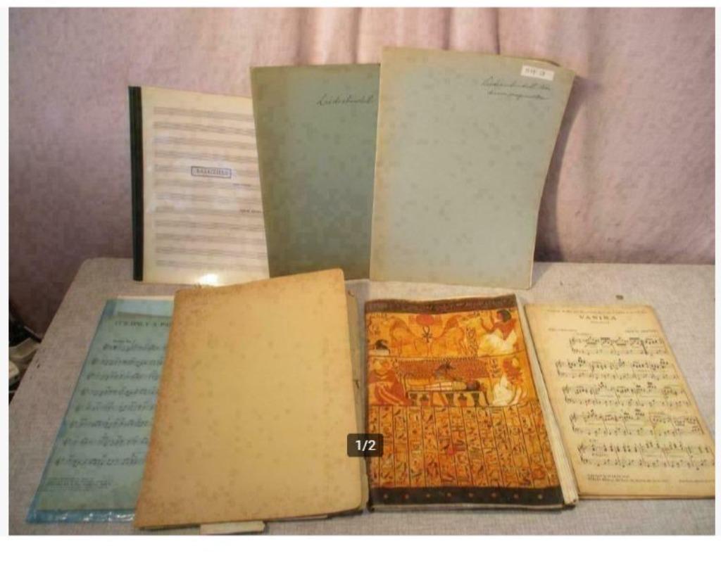 Mooie Partij van Oude Liedjesboeken / Partituur-boeken, Ophalen of Verzenden, Zo goed als nieuw