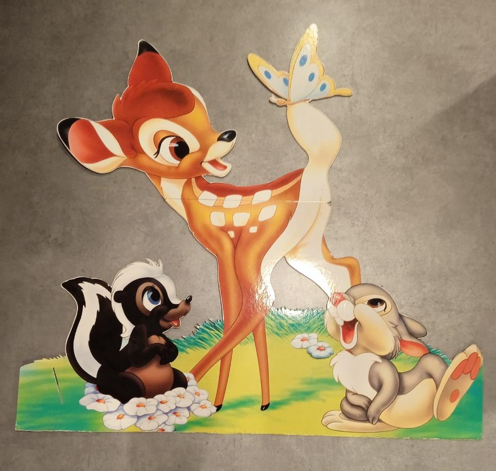 Présentoir publicitaire Bambi - Walt Disney, Enlèvement, Bambi ou Dumbo, Utilisé, Image ou Affiche