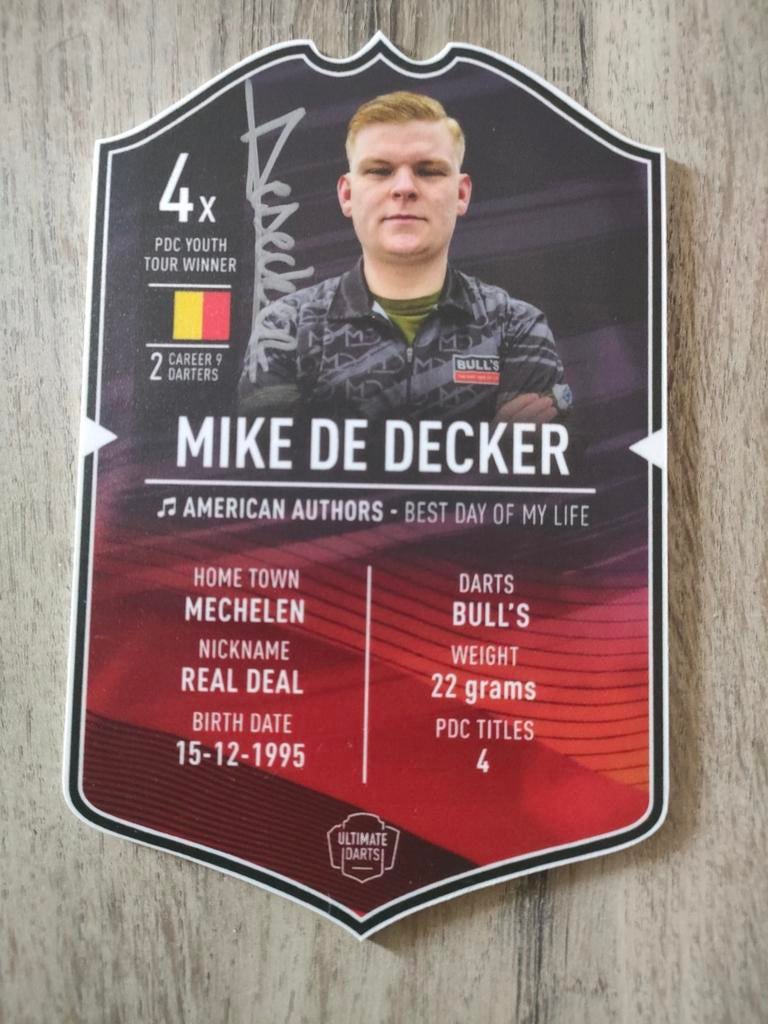Mike de Decker, Sport en Fitness, Darts, Ophalen, Zo goed als nieuw