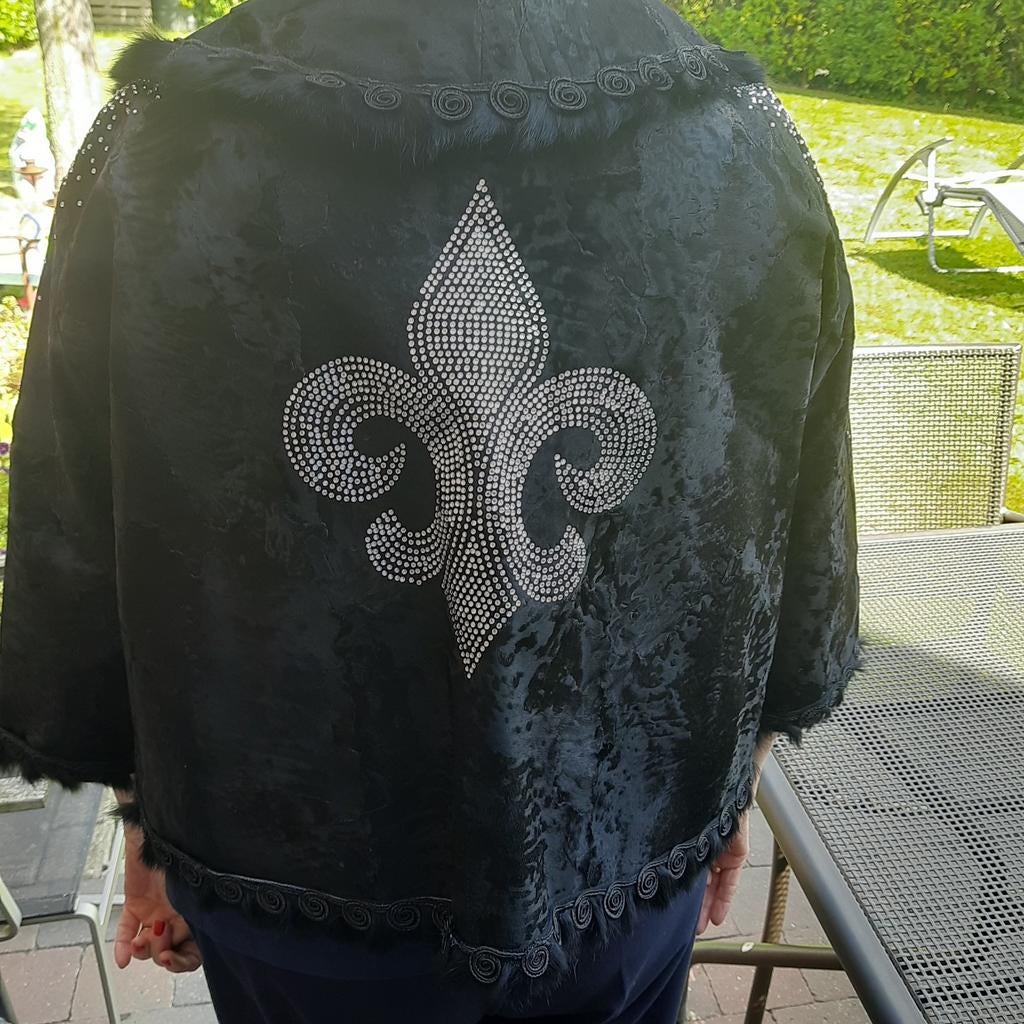 VESTE EN FOURRURE BREITSCHWANZ/PERSIANER *EXCLUSIF *ÉTAT NEU, Taille 38/40 (M), Autres types, Comme neuf, Enlèvement