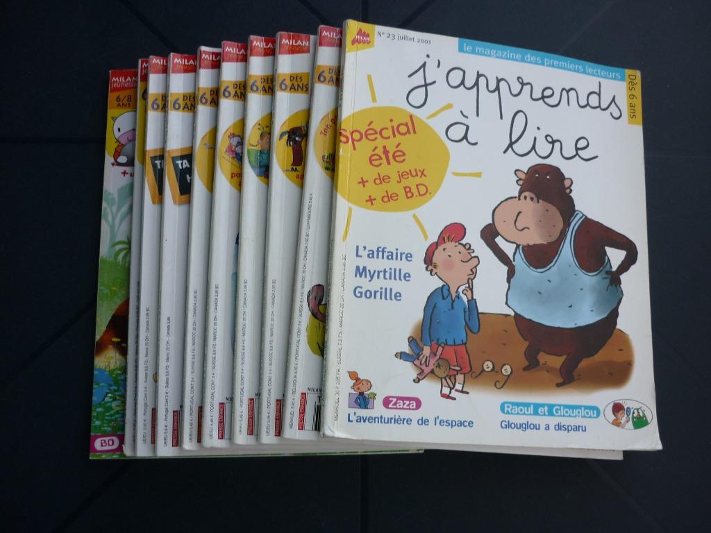 Lot 10 livres enfants J'apprends à lire sans CD, Enlèvement ou Envoi, Utilisé, Garçon ou Fille, 5 ou 6 ans