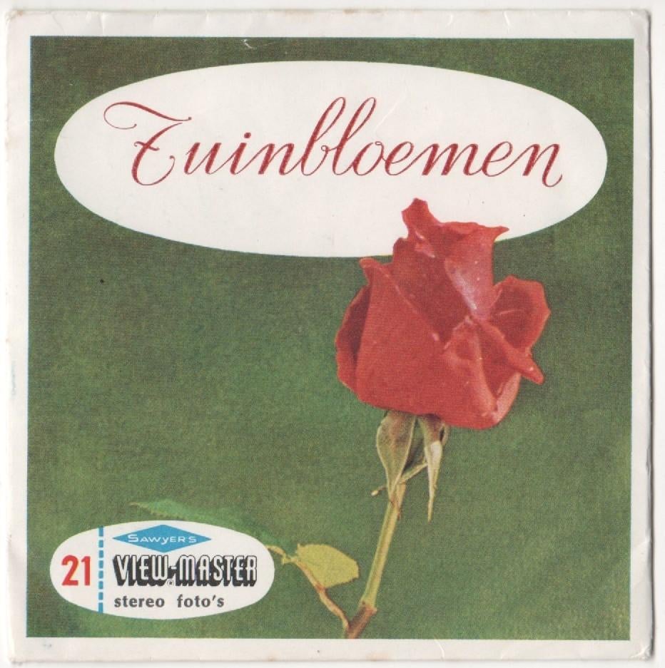 View-master Garden Flowers B 628 Tuinbloemen, Ophalen of Verzenden