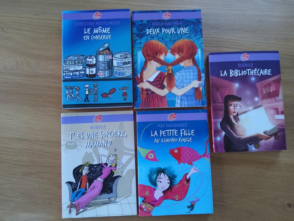 Livres de Poche Jeunesse (primaire 4x / collège 1x), Livres, Enlèvement ou Envoi, Comme neuf, Fiction