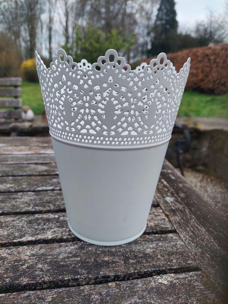 Cache pot SKURAR IKEA, Enlèvement ou Envoi, Comme neuf, Métal