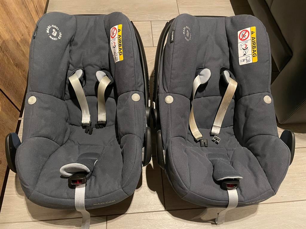 Twee Maxi Cosi’s Pebble Pro i-Size, Kinderen en Baby's, Ophalen, Gebruikt, Isofix, 0 t/m 13 kg