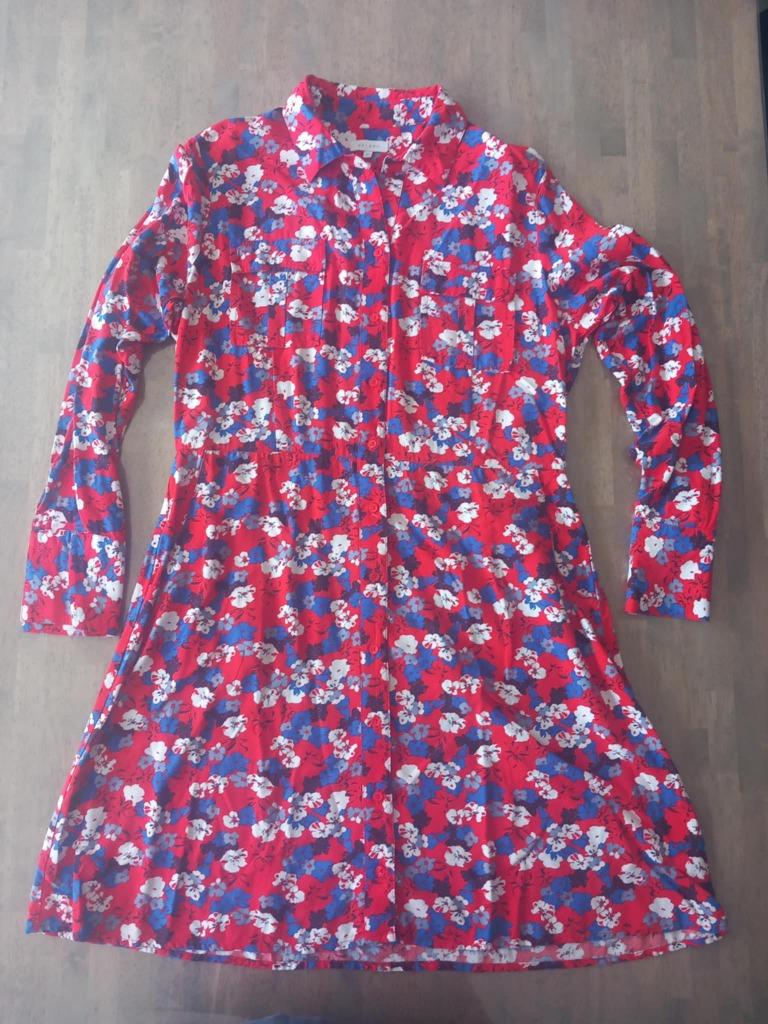 kleurrijk dames jurk maat 42 bel & bo, Kleding | Dames, Jurken, Ophalen of Verzenden, Zo goed als nieuw, Boven de knie, Rood