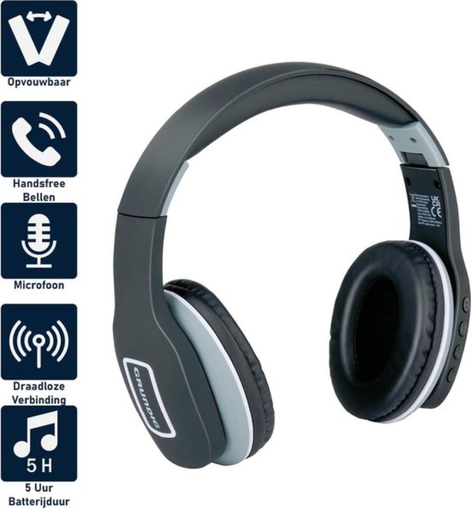 Grundig Bluetooth Koptelefoon-Draadloos-MICROFOON, Enlèvement ou Envoi, Neuf, Surround
