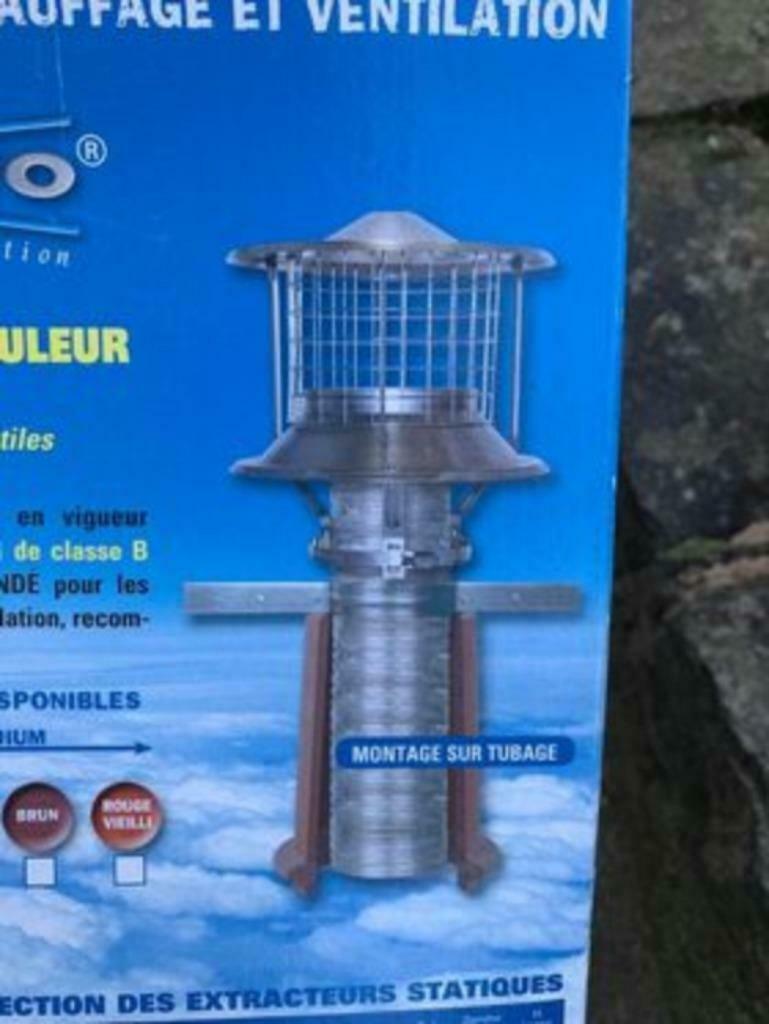 Refouleur cheminée gaz brulés inox ASTATO, Enlèvement ou Envoi, Neuf, Ventilateur et Extracteur