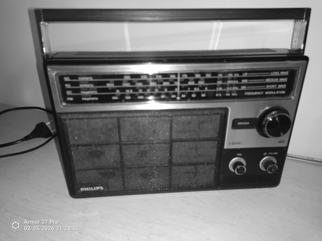 Vintage Radio Phillips, Ophalen of Verzenden, Radio