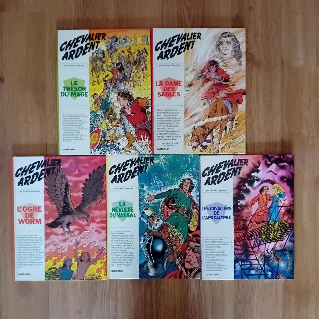 EO - Chevalier Ardent T7 à 9 + 11,12 - Tous cotés, Livres, BD, Enlèvement ou Envoi