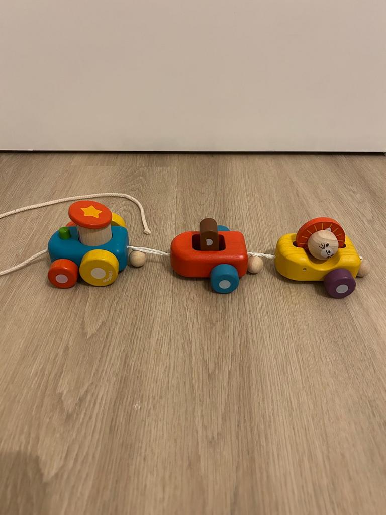 Houten trein, Kinderen en Baby's, Speelgoed | Houten speelgoed, Ophalen of Verzenden, Nieuw