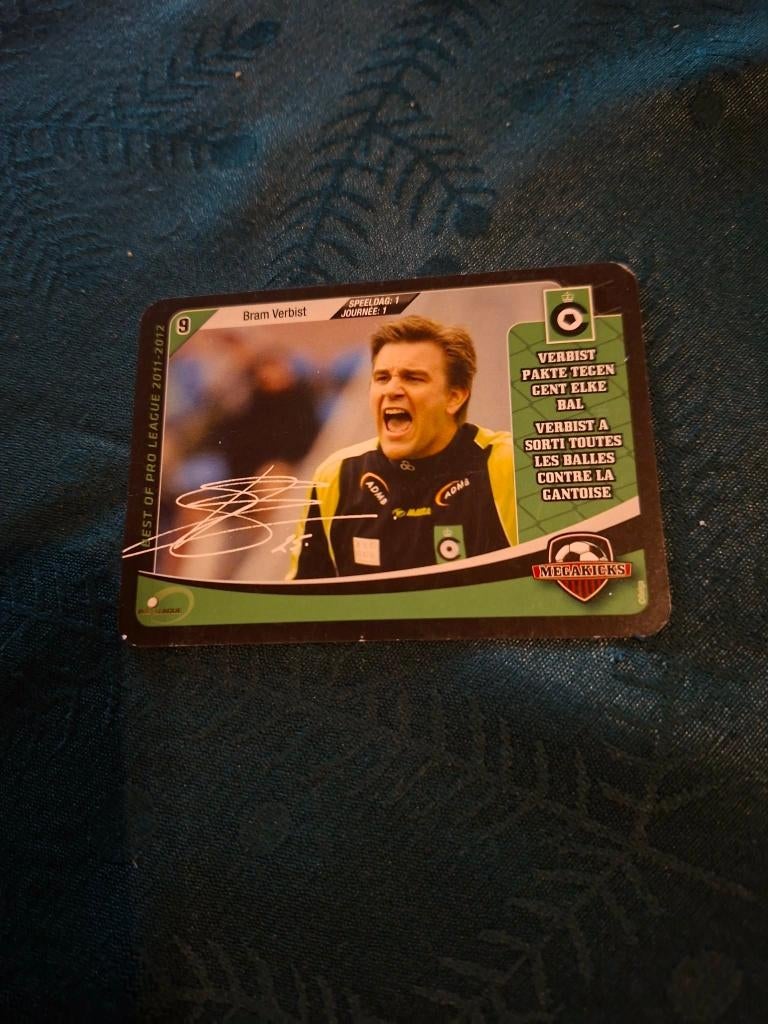 Voetbalkaart/Megakicks/Bram Verbist/Cercle Brugge/2011-2012, Enlèvement ou Envoi, Comme neuf, Cartes de joueur