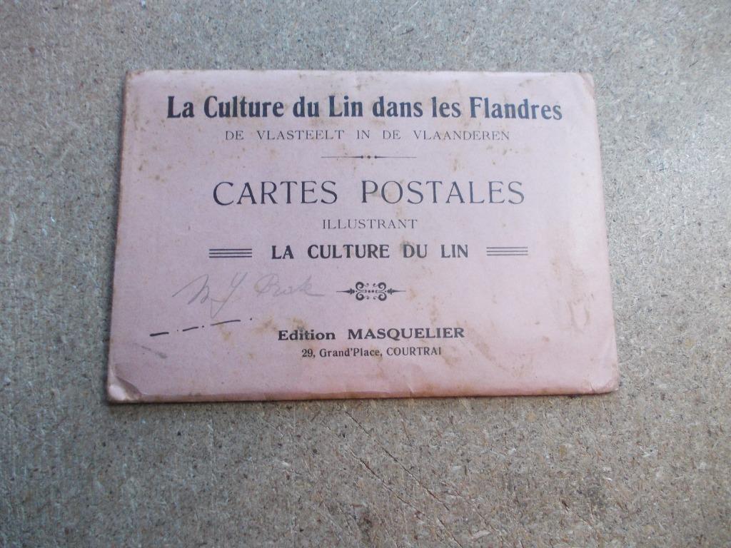 LA CULTURE DU LIN DANS LES FLANDRES 20 CARTE POSTALE, Enlèvement ou Envoi, 1940 à 1960, Non affranchie, Artisanats et Métiers