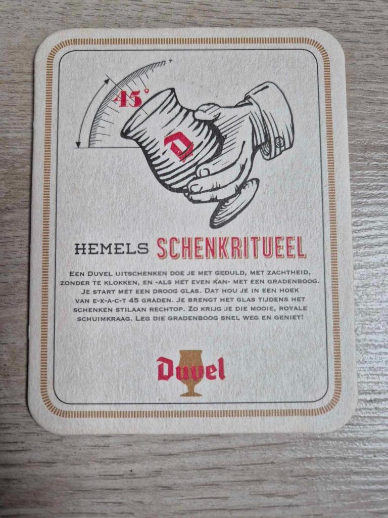 Biervilt Duvel, Verzamelen, Biermerken, Ophalen of Verzenden, Duvel