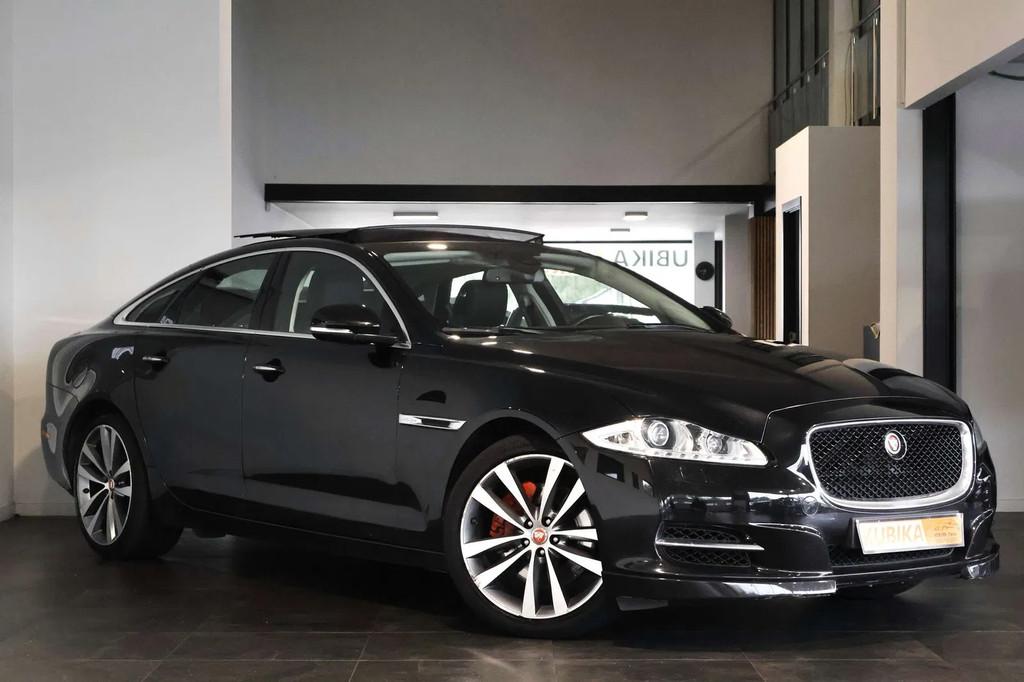 Jaguar XJ 3.0 V6 Diesel Pano DodeH Elek.V Keyless Garantie*, Auto's, Automaat, 275 pk, Gebruikt, Zwart