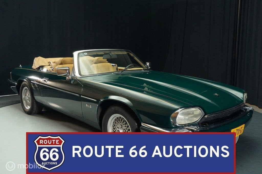 Jaguar XJS Cabriolet | 1994 | Route 66 Auctions, Auto's, Zwart, Bedrijf, Handgeschakeld, Overige carrosserie