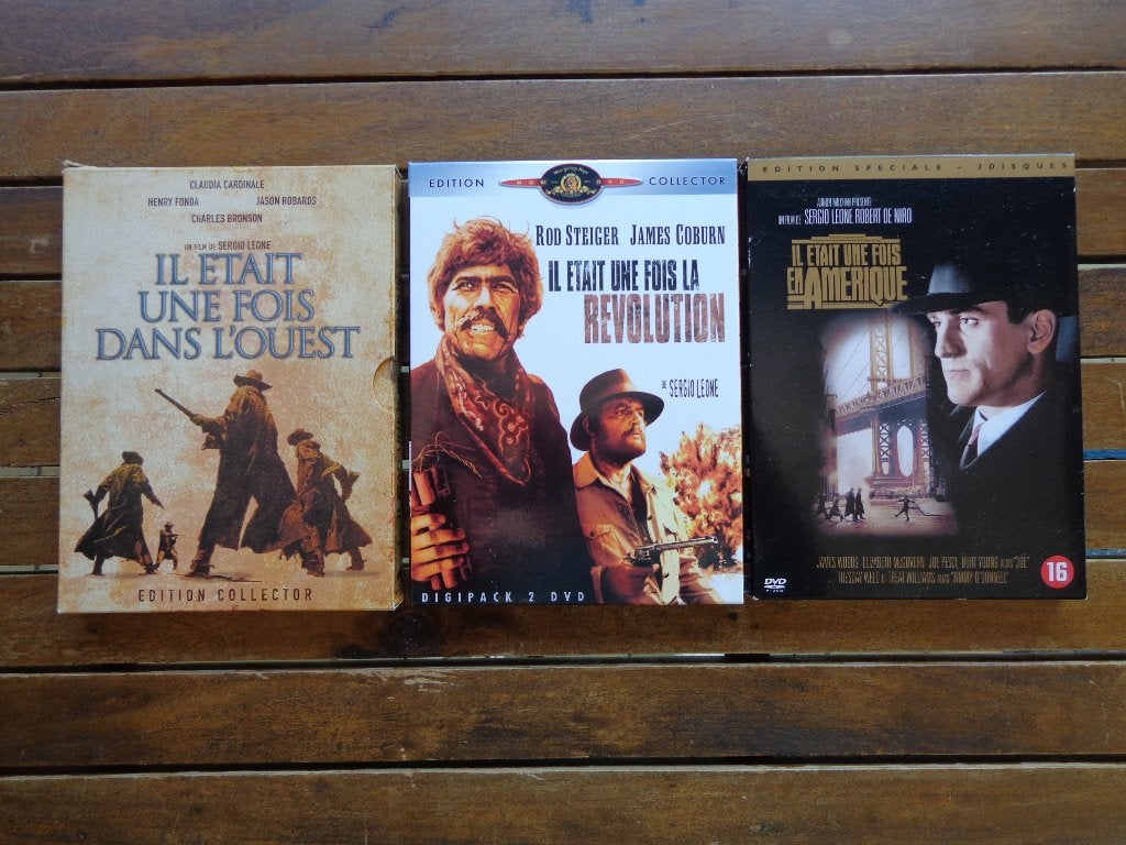 )))  Trilogie du Temps  //  Sergio Leone  (((, Cd's en Dvd's, Alle leeftijden, Actie, Ophalen of Verzenden, Zo goed als nieuw